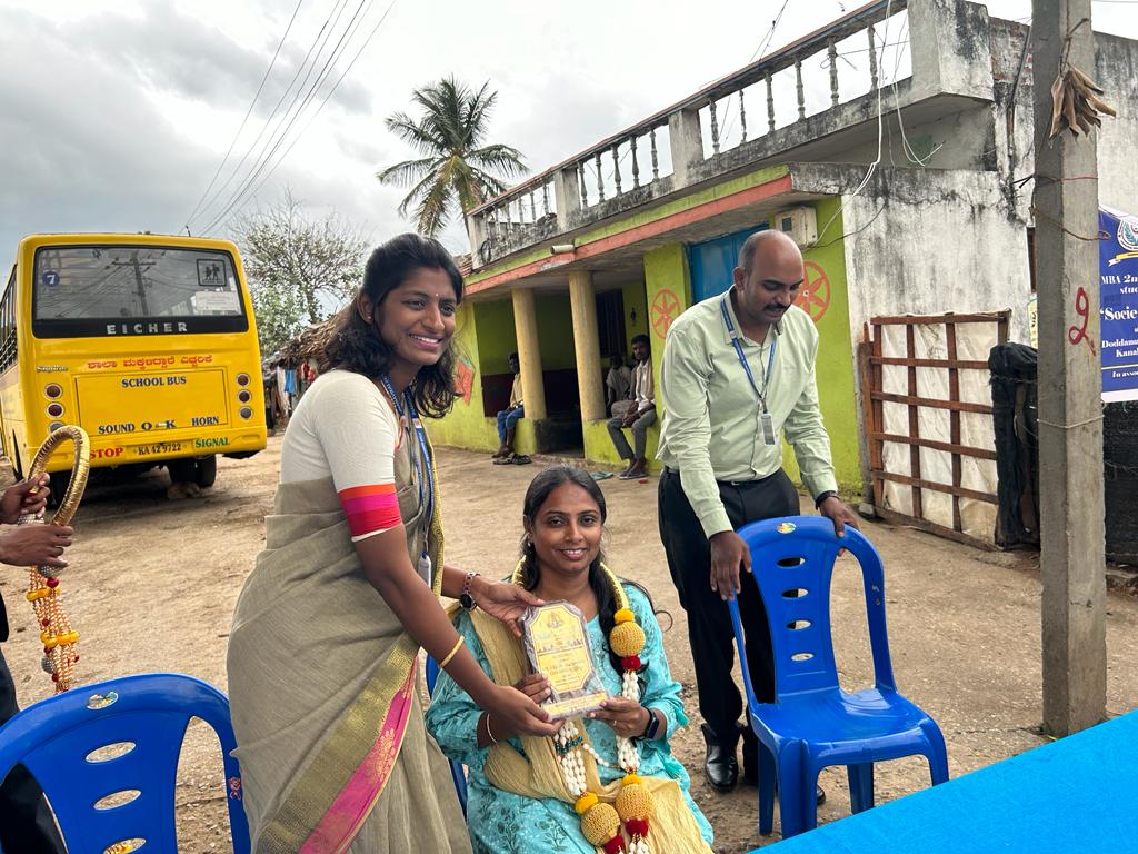 Societal Project for 1st year MBA Students Visited Doddamaralvadi village.